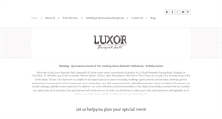 Desktop Screenshot of luxorhalldallas.com